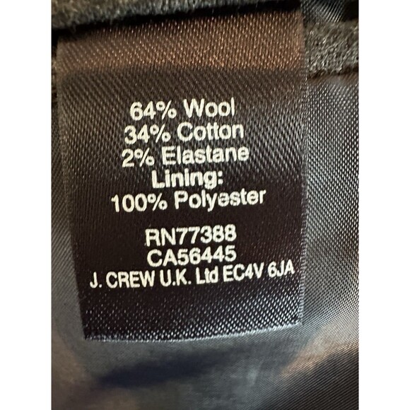 J Crew Sport Coat Mens 38R Thompson Flex Wool Two Button Blazer Gray notch - Picture 8 of 9